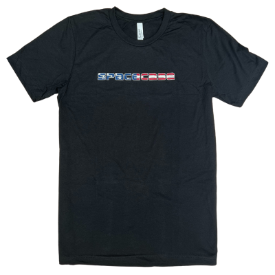 SPACE CASE RED WHITE AND BLUE T SHIRT